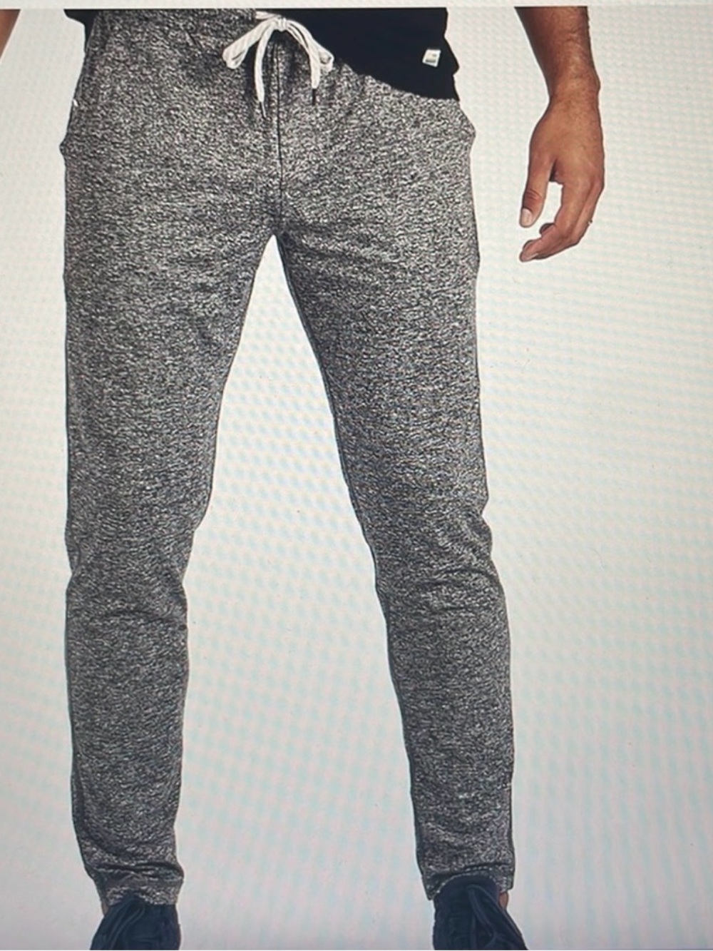 Vuori Heather Gray Jogger Sweatpants